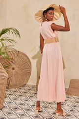 Picture of Padded maxi dress