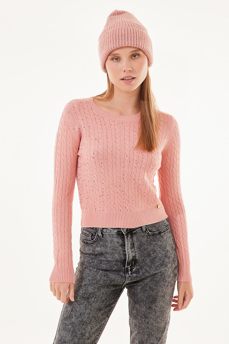 zara-tops-zara-basic-knit-sweater-set-of-2-brown-and-light-green