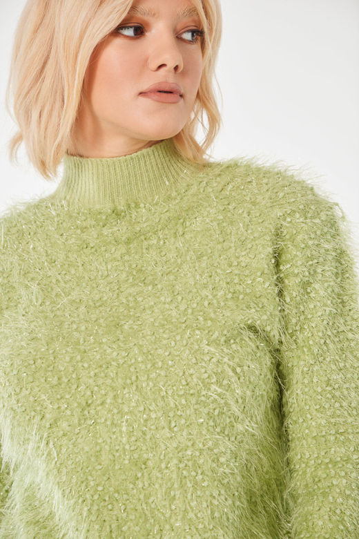 Picture of Fluffy turtleneck sweater