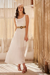 Picture of Maxi belted dress