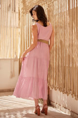 Picture of Maxi belted dress