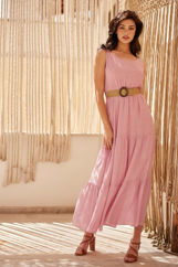 Picture of Maxi belted dress