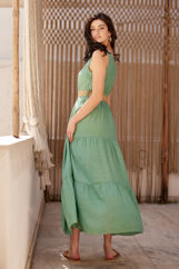 Picture of Maxi belted dress