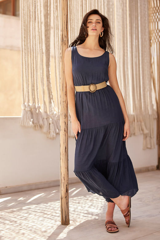 Picture of Maxi belted dress