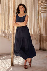 Picture of Maxi belted dress