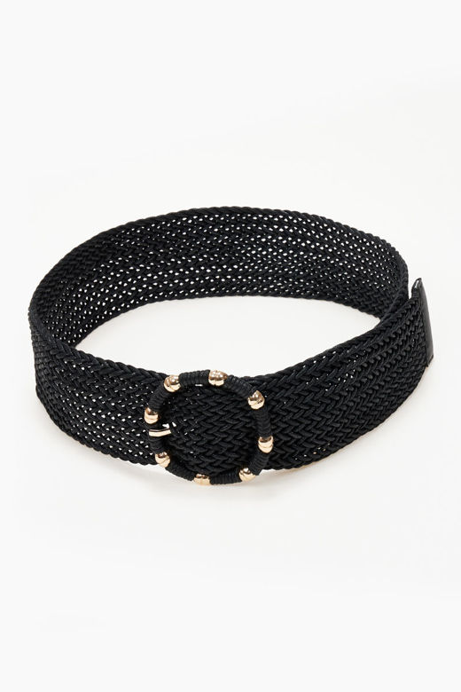 Knitted belt BLACK | Womens Accessories cento fashion