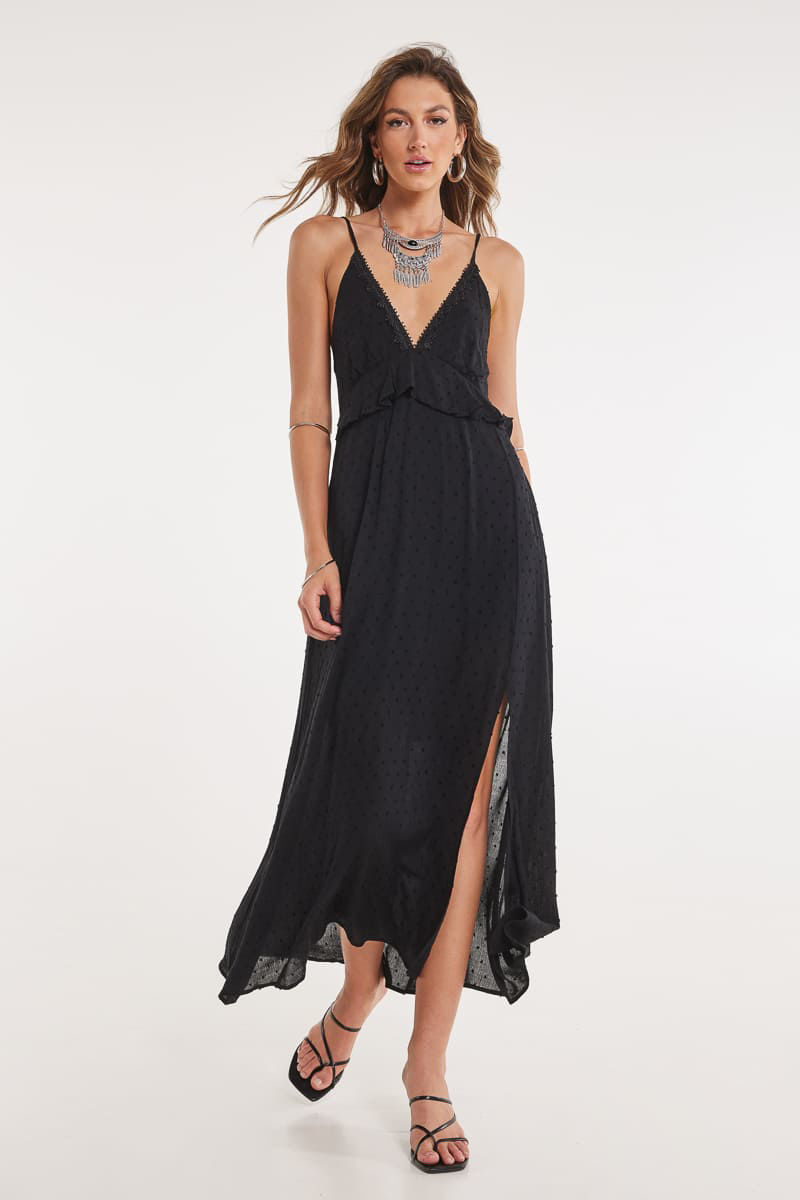 Picture of Maxi dress with embroidery details