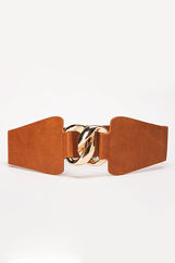 Picture of Elastic leather look belt