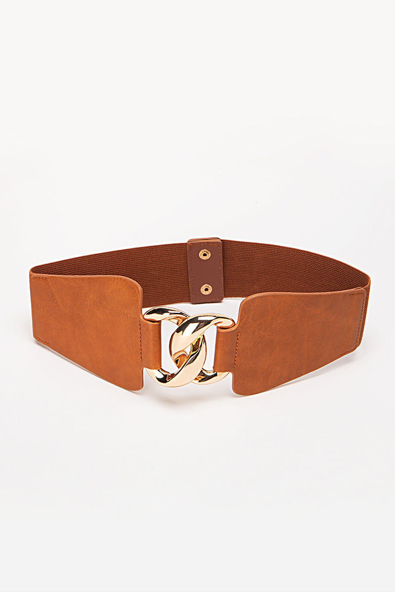 Picture of Elastic leather look belt