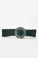 Picture of Round buckle belt with stones