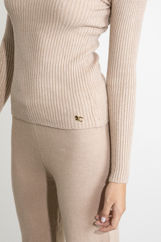 Picture of Turtleneck lurex knitted blouse