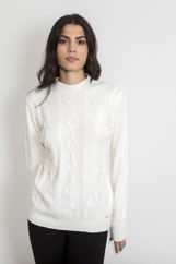 Picture of Textured knitted blouse