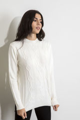 Picture of Textured knitted blouse