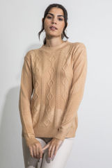 Picture of Textured knitted blouse