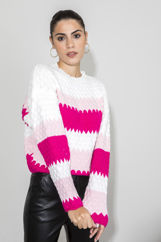 Picture of Colorful knitted blouse