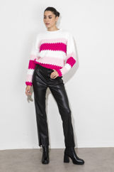 Picture of Colorful knitted blouse