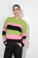 Picture of Colorful knitted blouse