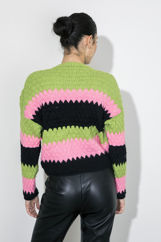 Picture of Colorful knitted blouse