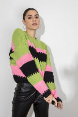 Picture of Colorful knitted blouse