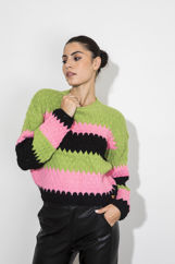 Picture of Colorful knitted blouse