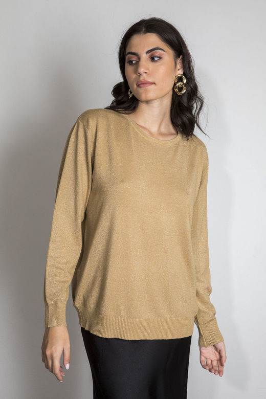 Picture of Basic lurex blouse