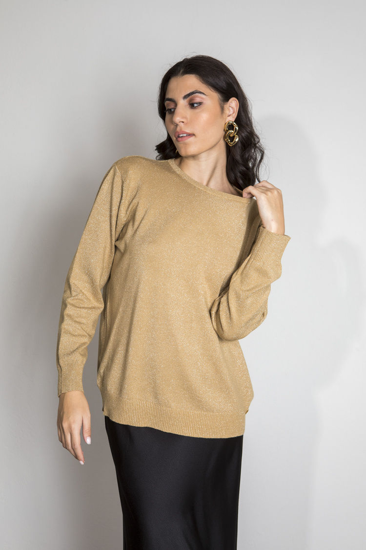 Picture of Basic lurex blouse