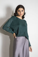 Picture of Basic lurex blouse