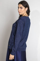 Picture of Basic lurex blouse