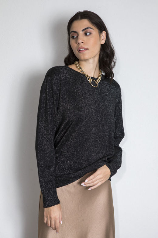 Picture of Basic lurex blouse