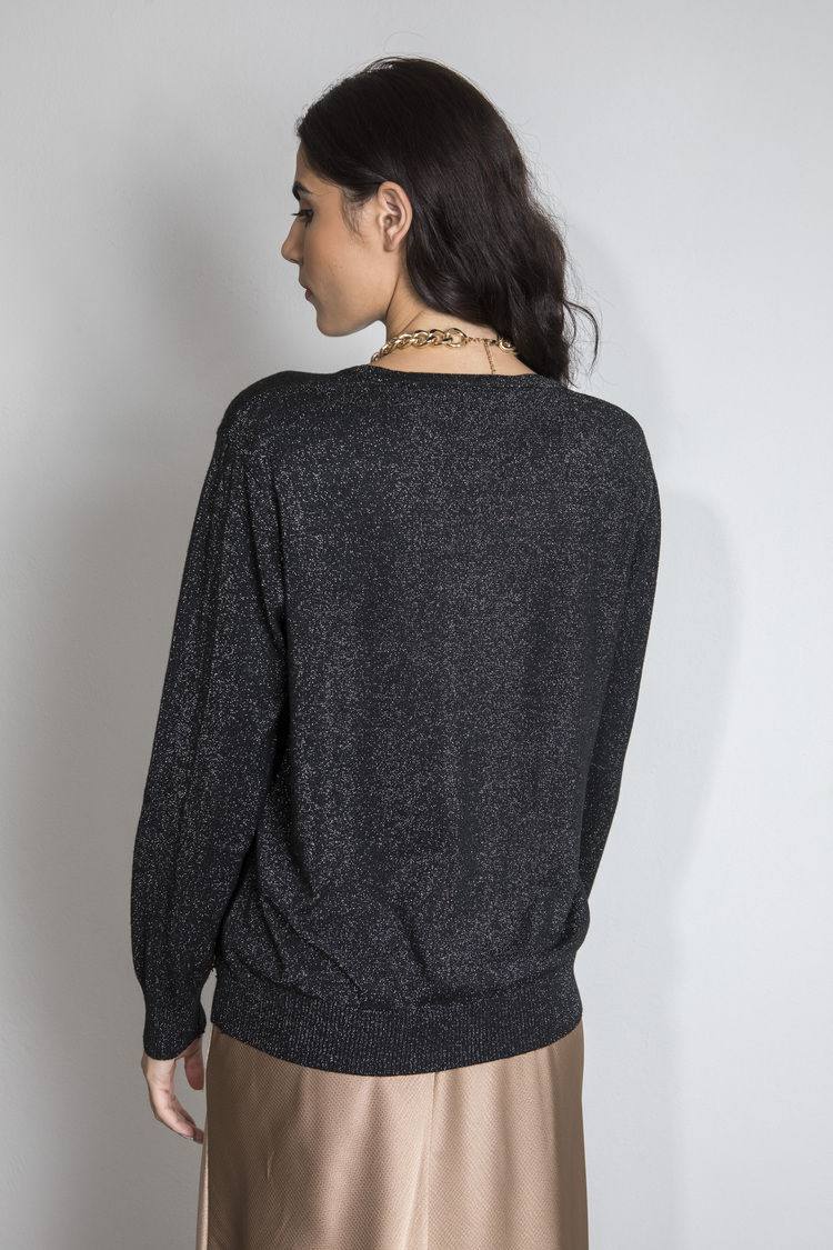 Picture of Basic lurex blouse