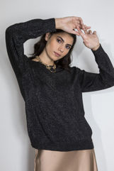 Picture of Basic lurex blouse