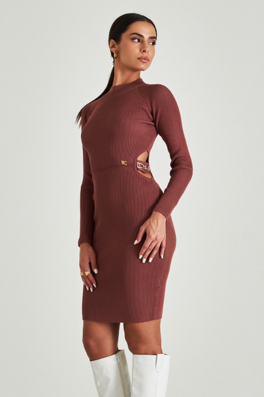 Picture of Knitted dress with slits