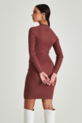 Picture of Knitted dress with slits