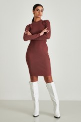 Picture of Knitted dress with slits