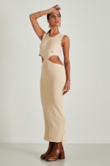 Picture of Ribbed dress with open sides