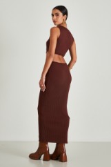 Picture of Ribbed dress with open sides