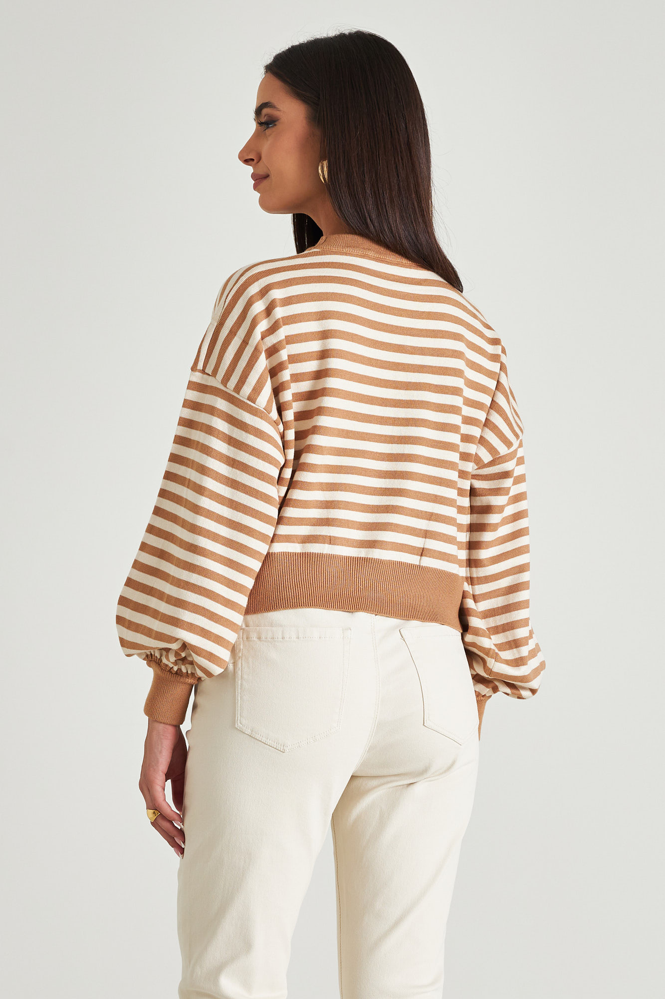 Picture of Stripped cropped sweater