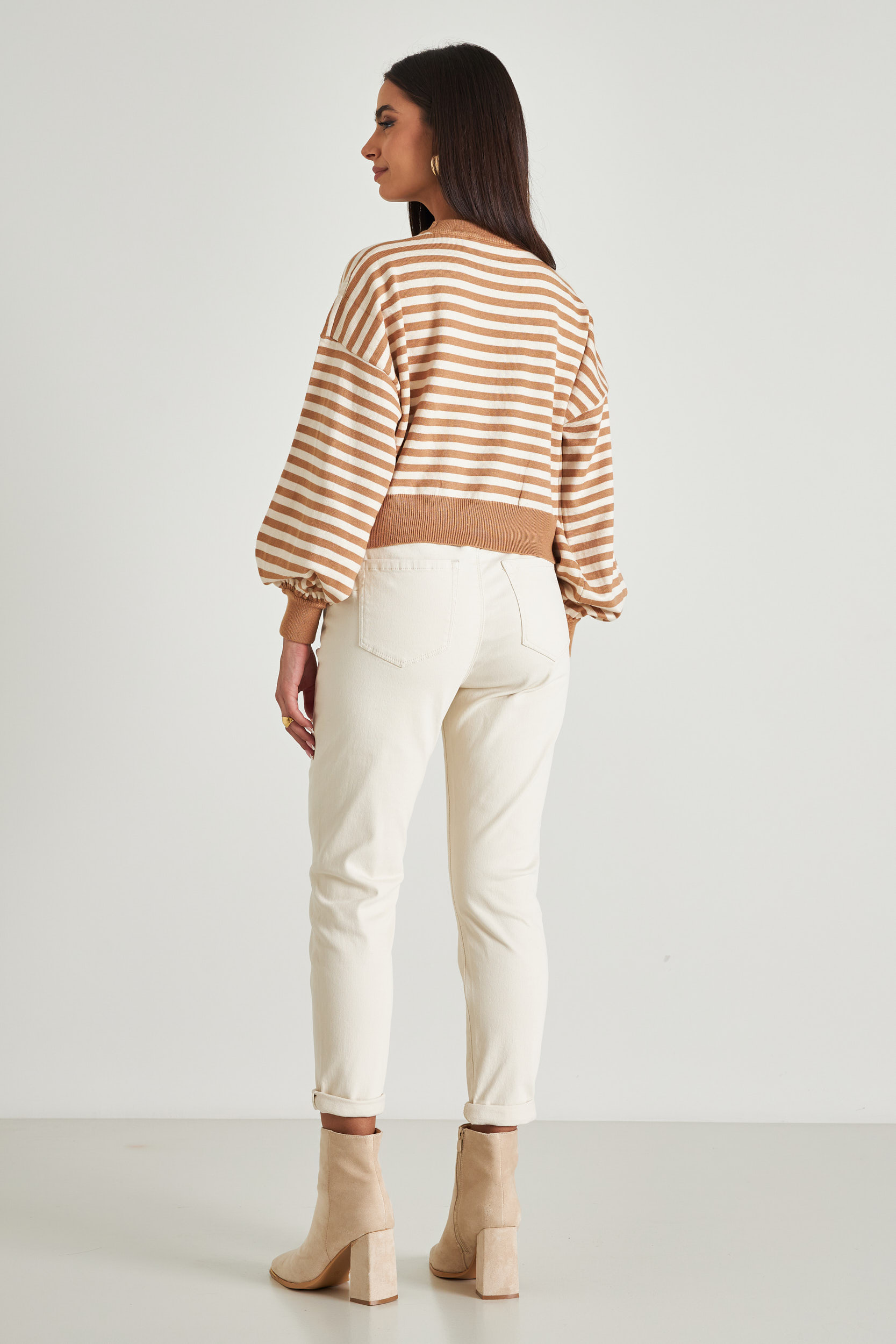 Picture of Stripped cropped sweater