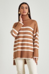 Picture of High neck stripped sweater