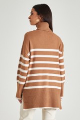 Picture of High neck stripped sweater