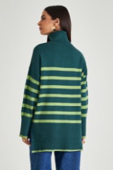 Picture of High neck stripped sweater