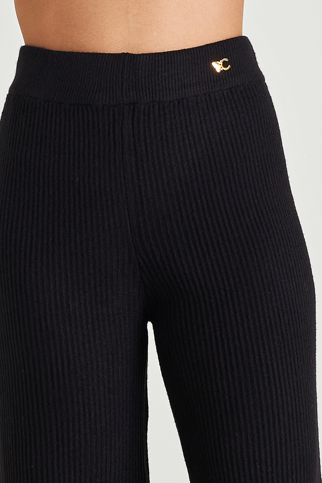 Picture of Ribbed knitted pants