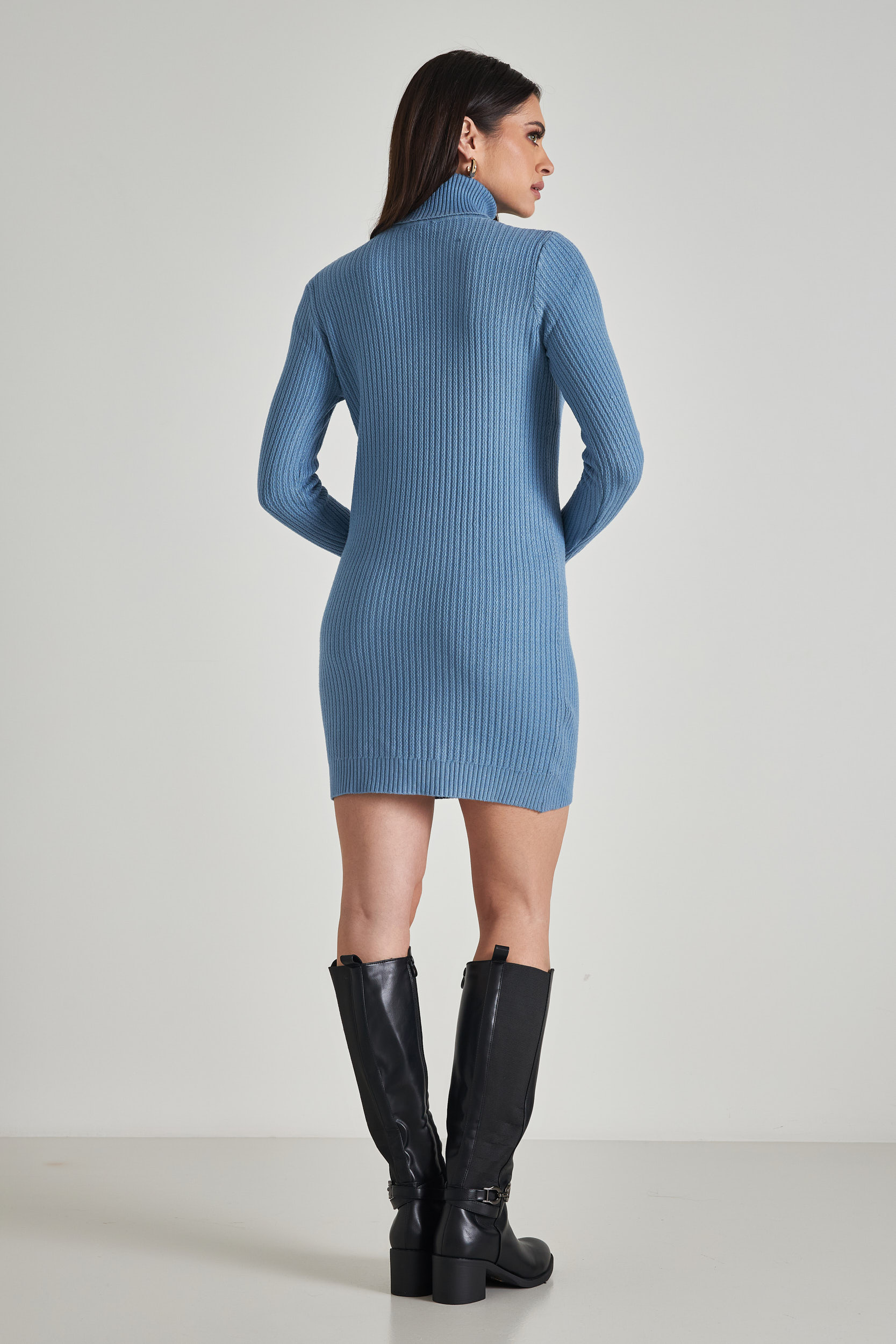 Picture of Turtleneck rip dress