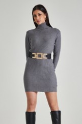 Picture of Turtleneck rip dress