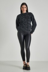 Picture of Faux leather highwaisted leggings