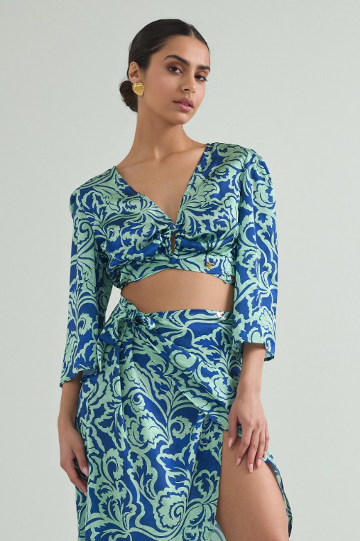 Picture of Wrap printed top