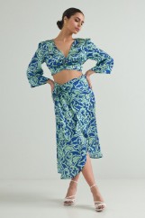 Picture of Wrap printed top