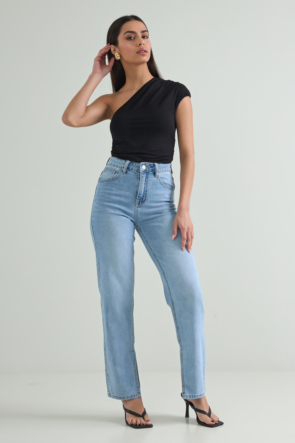 Picture of Highwaisted plain jeans