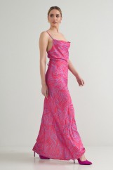 Picture of Backless draped dress