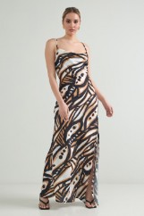 Picture of Backless draped dress